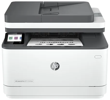 HP LaserJet Pro MFP 3102fdwe Mono Laser Alt-i-ett-laserskriver multifunksjonsenhet med faks - Svart-hvitt - Laser
